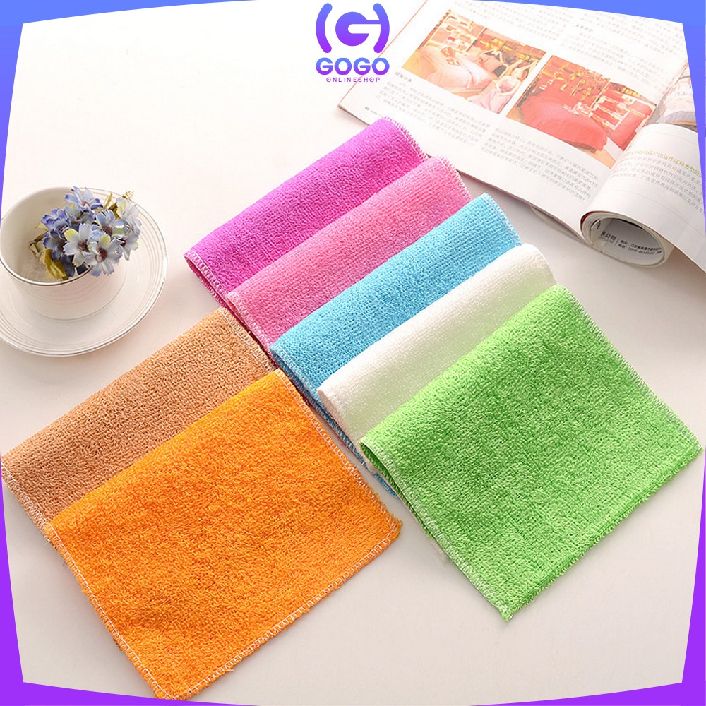 GOGO-C100 Kain Lap Microfiber Kain Handuk Towel / Kain Serbaguna / Serbet Dapur / Kain Lap Piring / Kain Lap Dapur