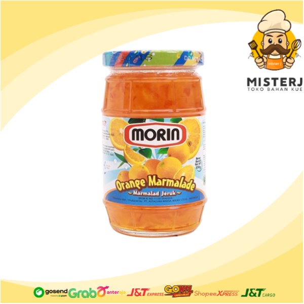 

Morin Orange Marmalade 330gr + BUBBLE WRAP | Selai Jeruk Marmalade Kemasan Botol Jar Kaca