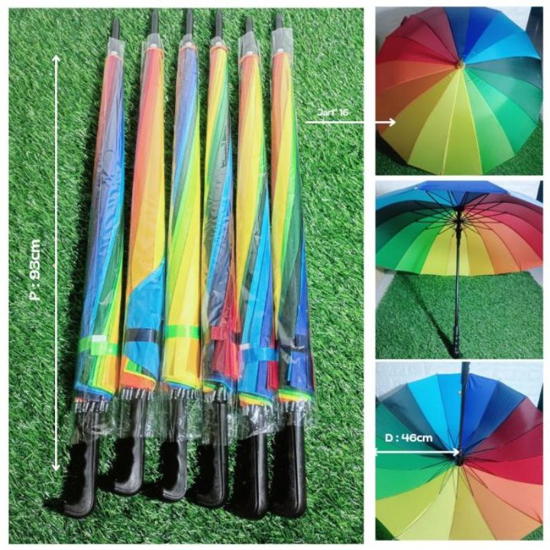 PAYUNG GOLF PELANGI | PAYUNG JUMBO PELANGI