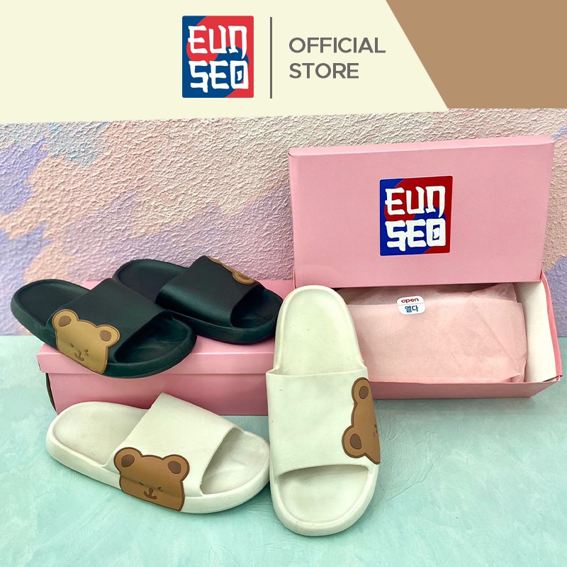 EUNSEO Sandal Wanita Karet Premium Anti Slip Tidak Licin Fashion Korea