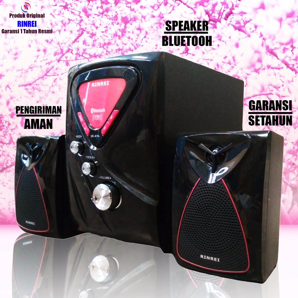 Original Speaker Meeting Bluetooth 878L Rinrei Garansi Resmi