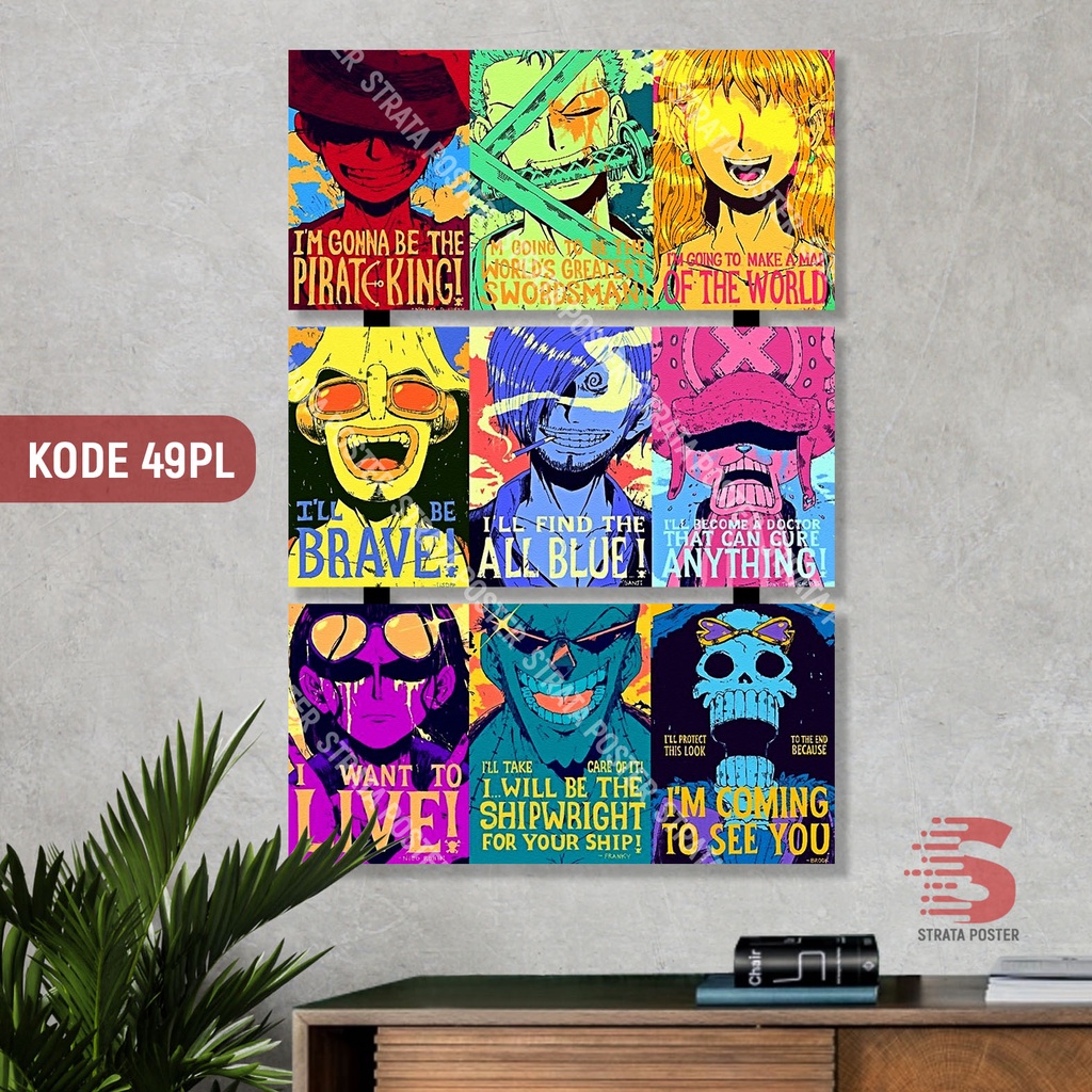 Poster retro Hiasan dinding vintage Dekorasi ruangan Wall decor Poster puzzle