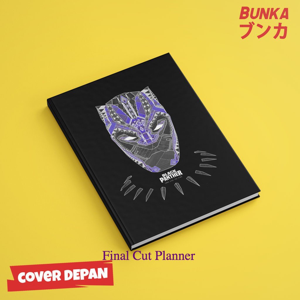 

Notebook Marvel Wakanda Hardcover A5 Buku Tulis Catatan Note Agenda Planner Jurnal .