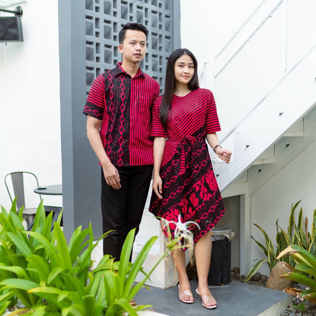 baju batik couple pasangan 2022 terbaru / Dress Couple Pasangan Terkini