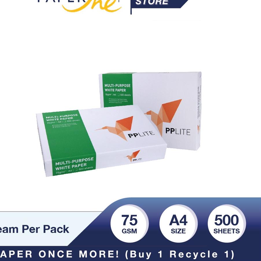

Terbaru!! PP Lite Kertas A4 75gr Copier 1 Rim 500 lembar Kertas HVS A4 Kertas Fotocopy ~