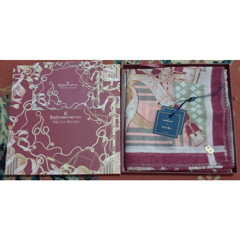 Buttonscarves Chain 2 Nera Preloved