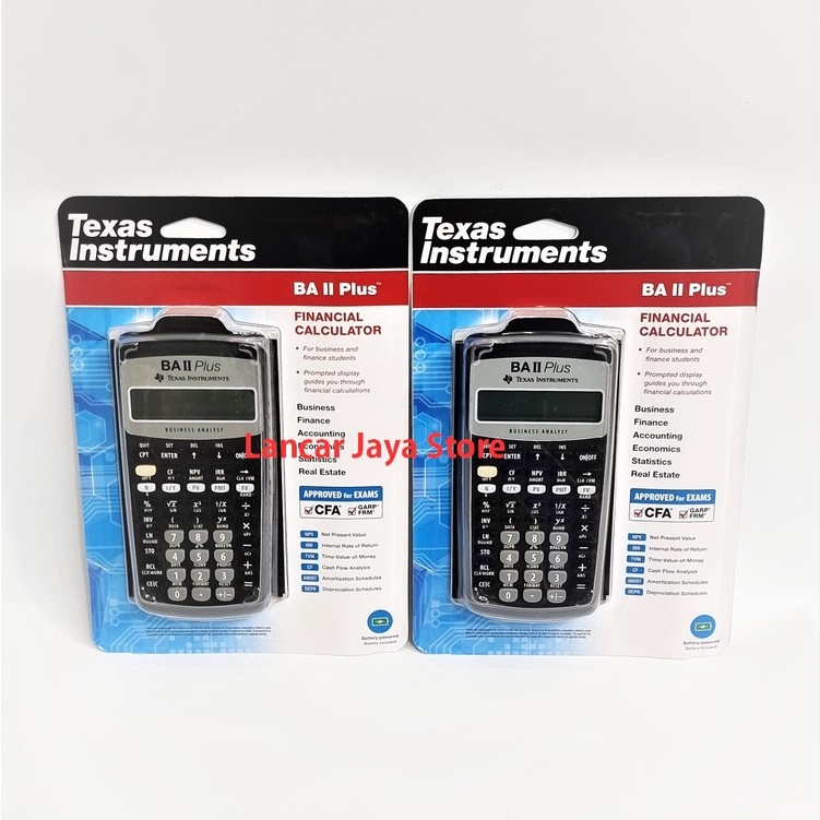 Texas Instruments BA II Plus Kalkulator Financial Original