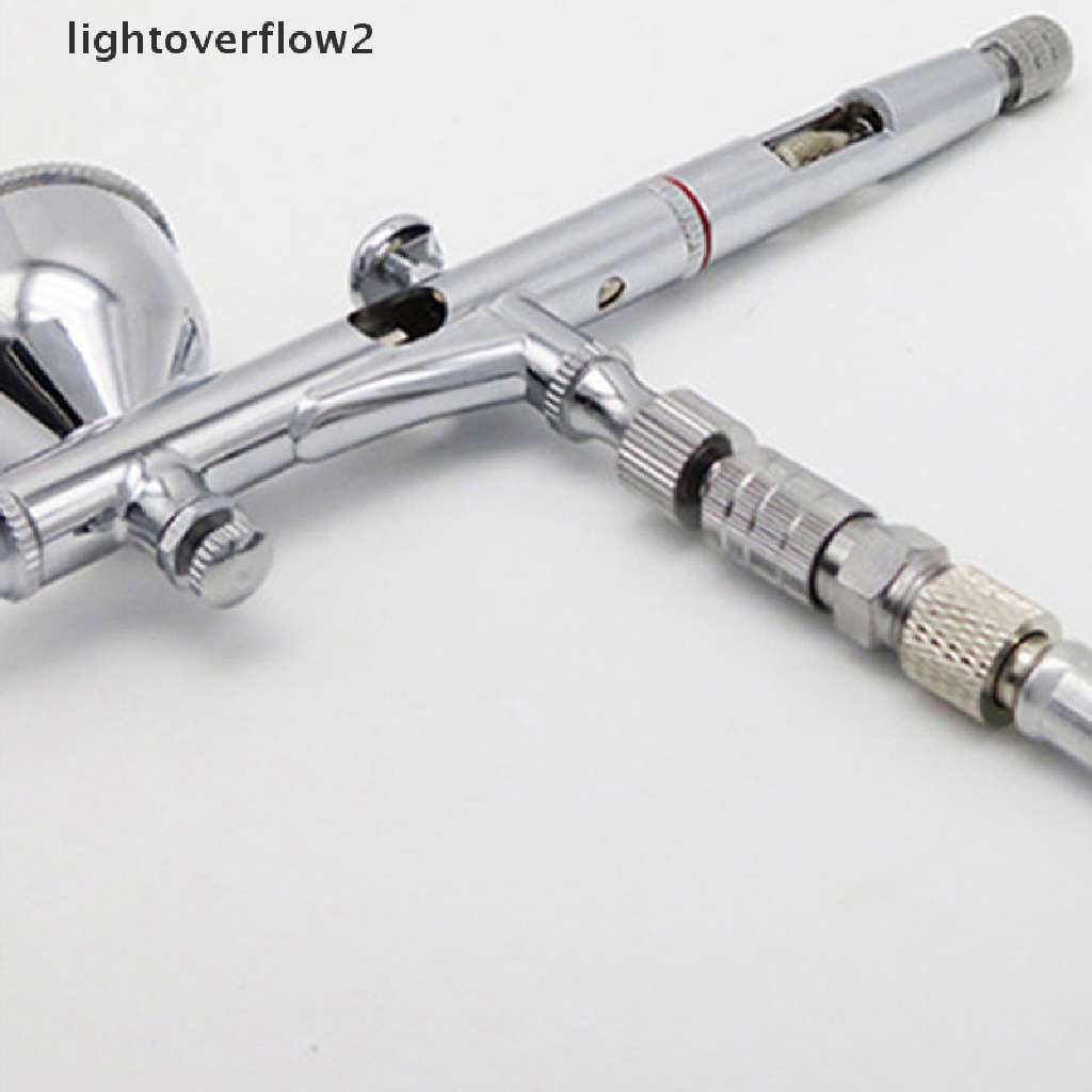 (lightoverflow2) Adaptor Airbrush Quick Disconnect Coupler Dengan 5 Male Fitg (ID)