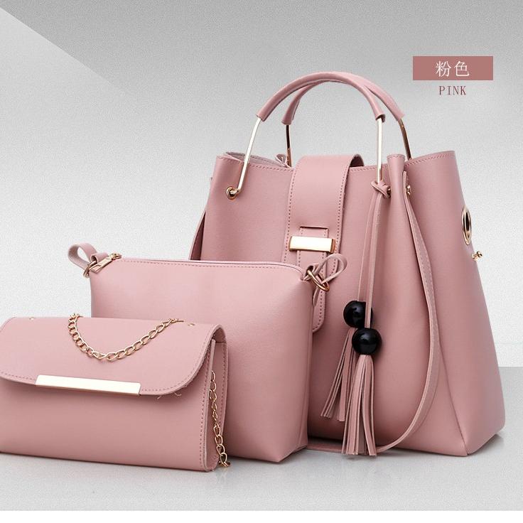 {FJD.22Oc22ᴰ} JK 603 T205 C8210 Y4015 TAS WANITA FASHION IMPORT SET 3 IN 1 U889 P8799