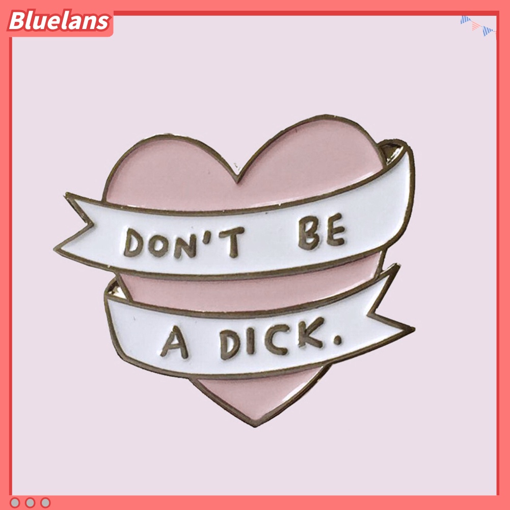 Bluelans Cool Heart Enamel Bag Denim Shirt Collar Lapel Brooch Pin Badge Women Jewelry