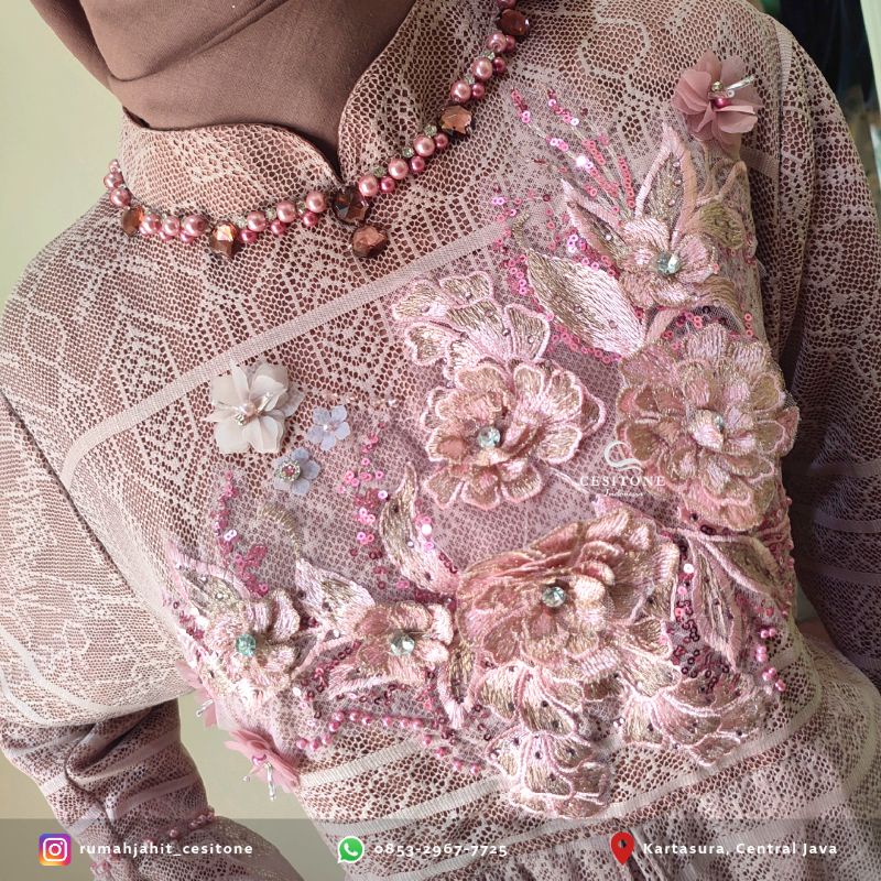 Jasa Payet Dress Kebaya Bridesmaid Walimah