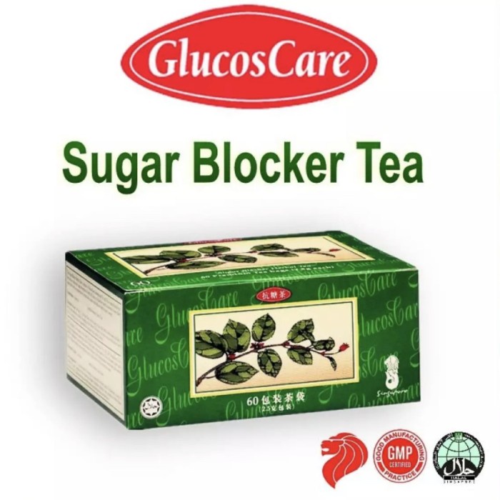 

ORIGINAL MURAH GlucosCare Sugar Blocker Premium Herbal Tea 60x2,5g