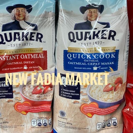 

10.10 BIG SALE FASION Quaker Havermout Oatmeal 800gr Instant/Quick Cook serbuuu !