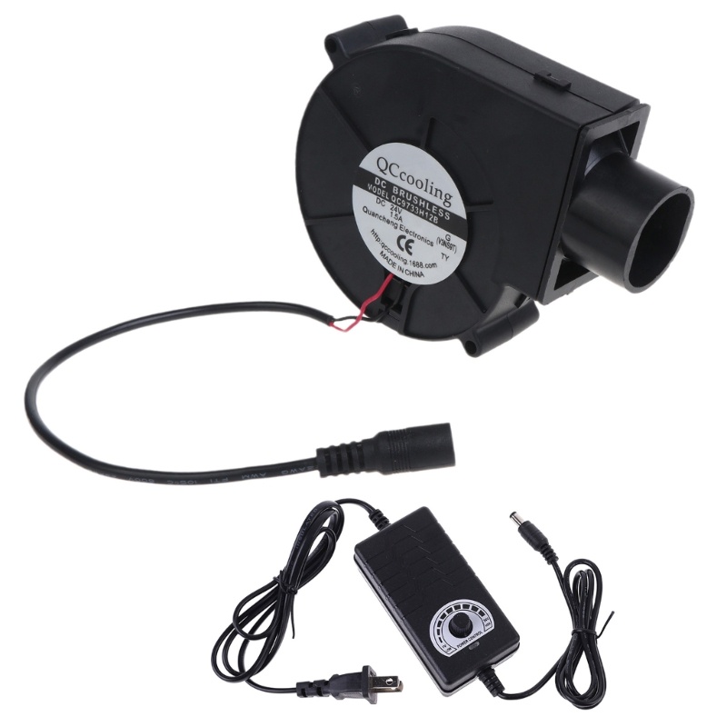 Vivi 110V 220V 24V Blower Speed Adjustable 4500RPM Flame Exciter Kipas BBQ Mini