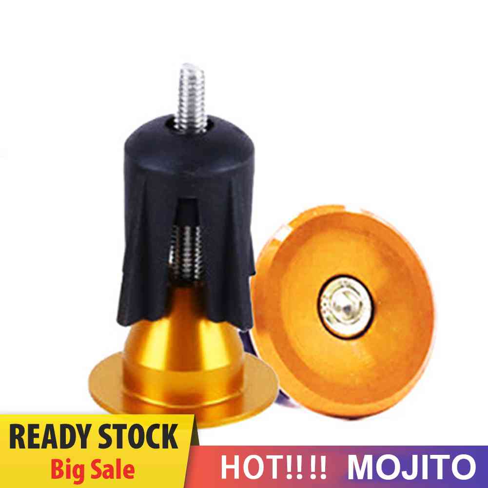 2Pcs Plug Ujung Stang Sepeda Bahan Aluminum Untuk MTB Road Bike Lipat