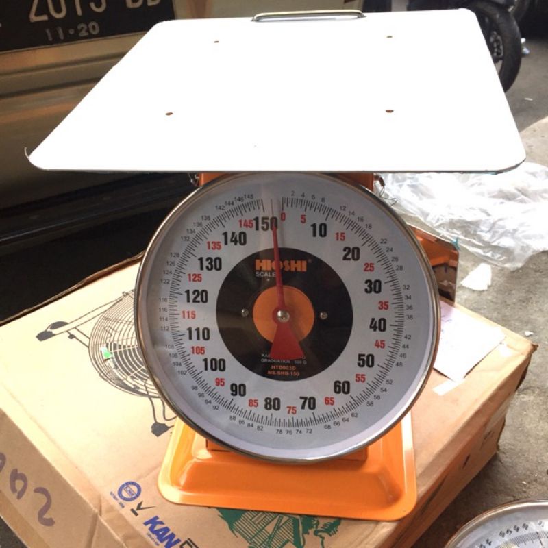 TIMBANGAN HIOSHI 150KG PIRING FLAT