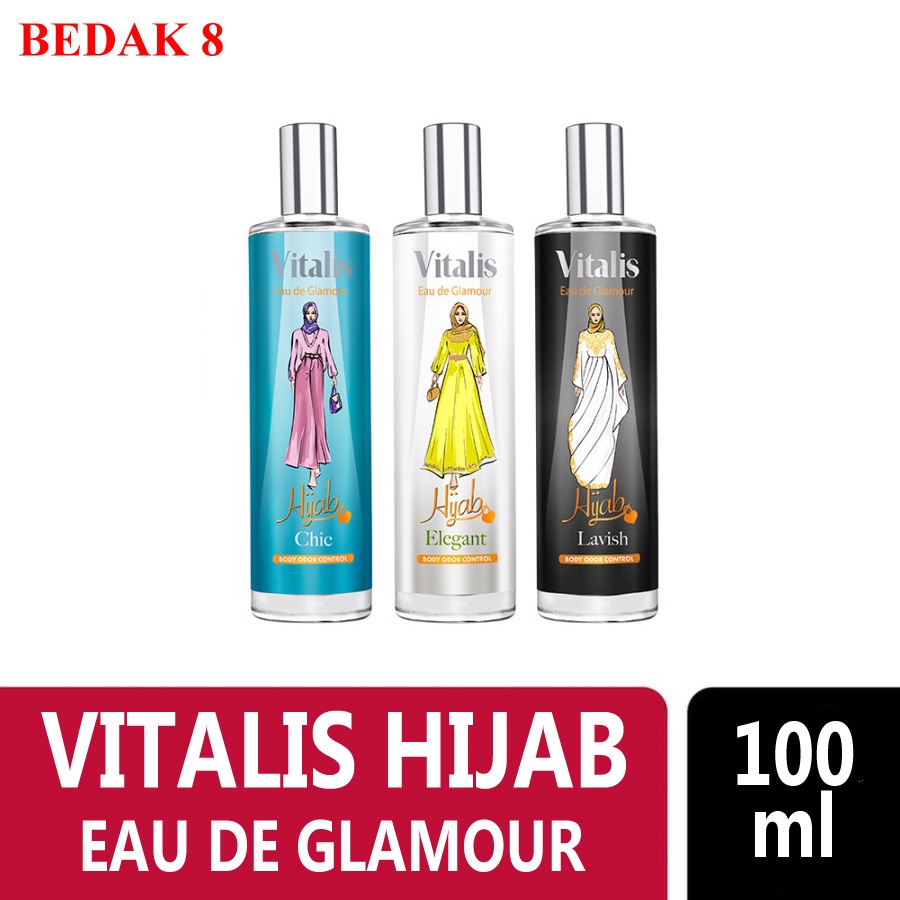 Vitalis Hijab Eau De Glamour 100 ml (PLUS BUBBLE WRAP)