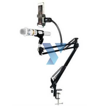 TaffSTUDIO Microphone Suspension Boom Scissor Arm with Lazypod - D6 ( Al-Yusi )