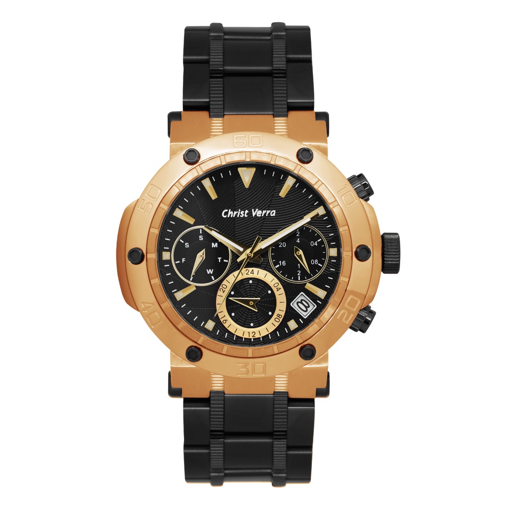 Christ Verra Analog Black Dial Jam Wanita 40MM CV52283L-18BLK