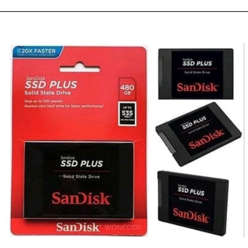 SSD Plus 480GB SATA III SDSSDA 480G-G26 internal
