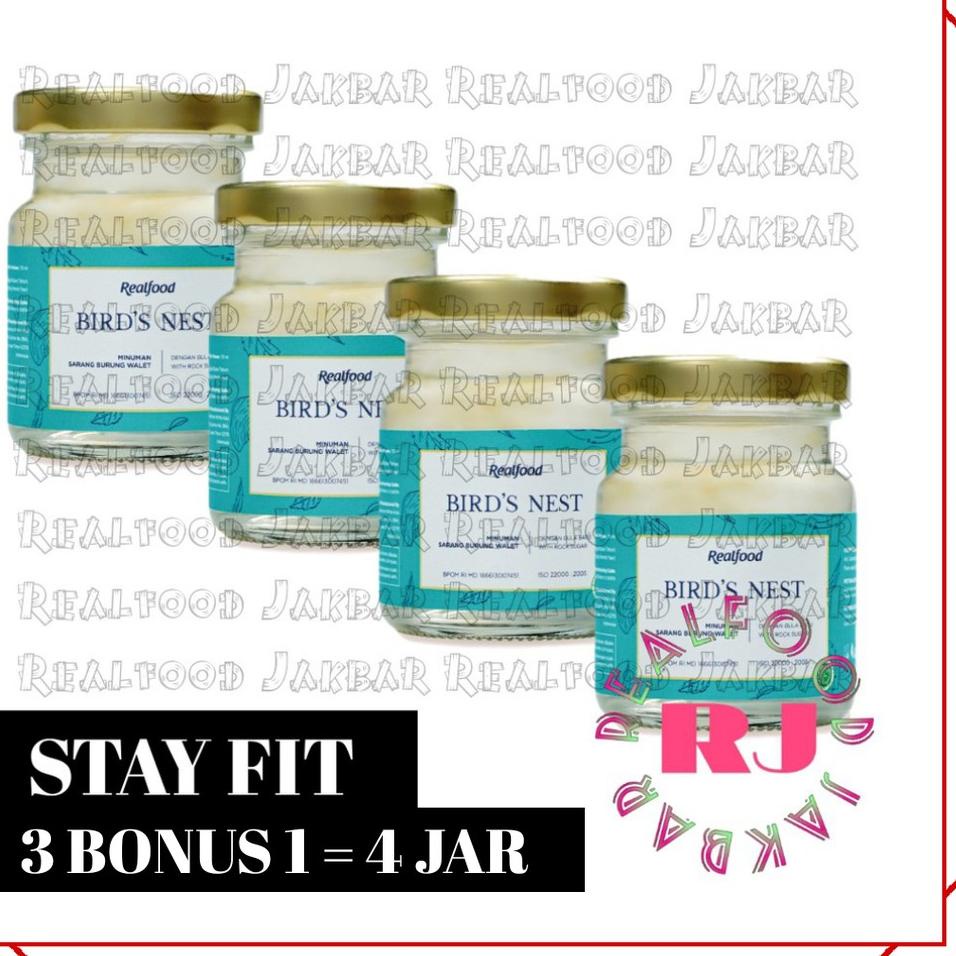 

Ready.. Realfood Stay Fit 4 Jar ( Minuman sarang burung walet ) L0G