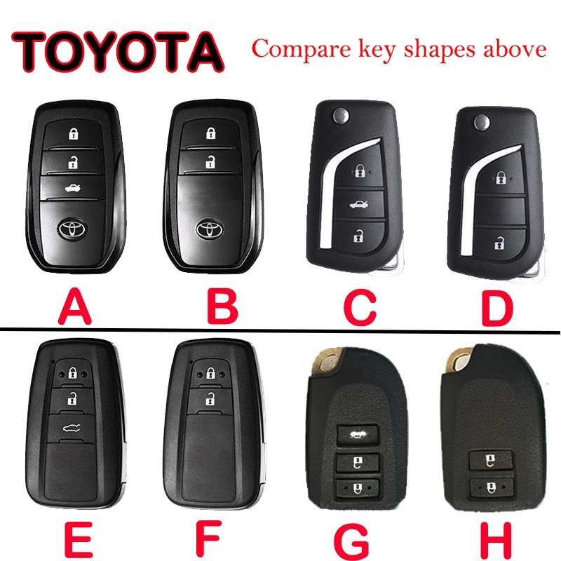 cover kunci mobil Toyota Camry Altis Vigo Fortuner CHR Vios Yaris Ativ