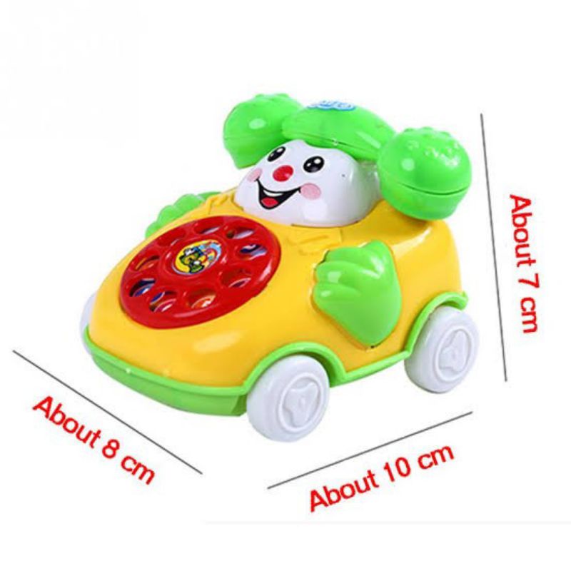 mainan telpon tarik bisa bunyi