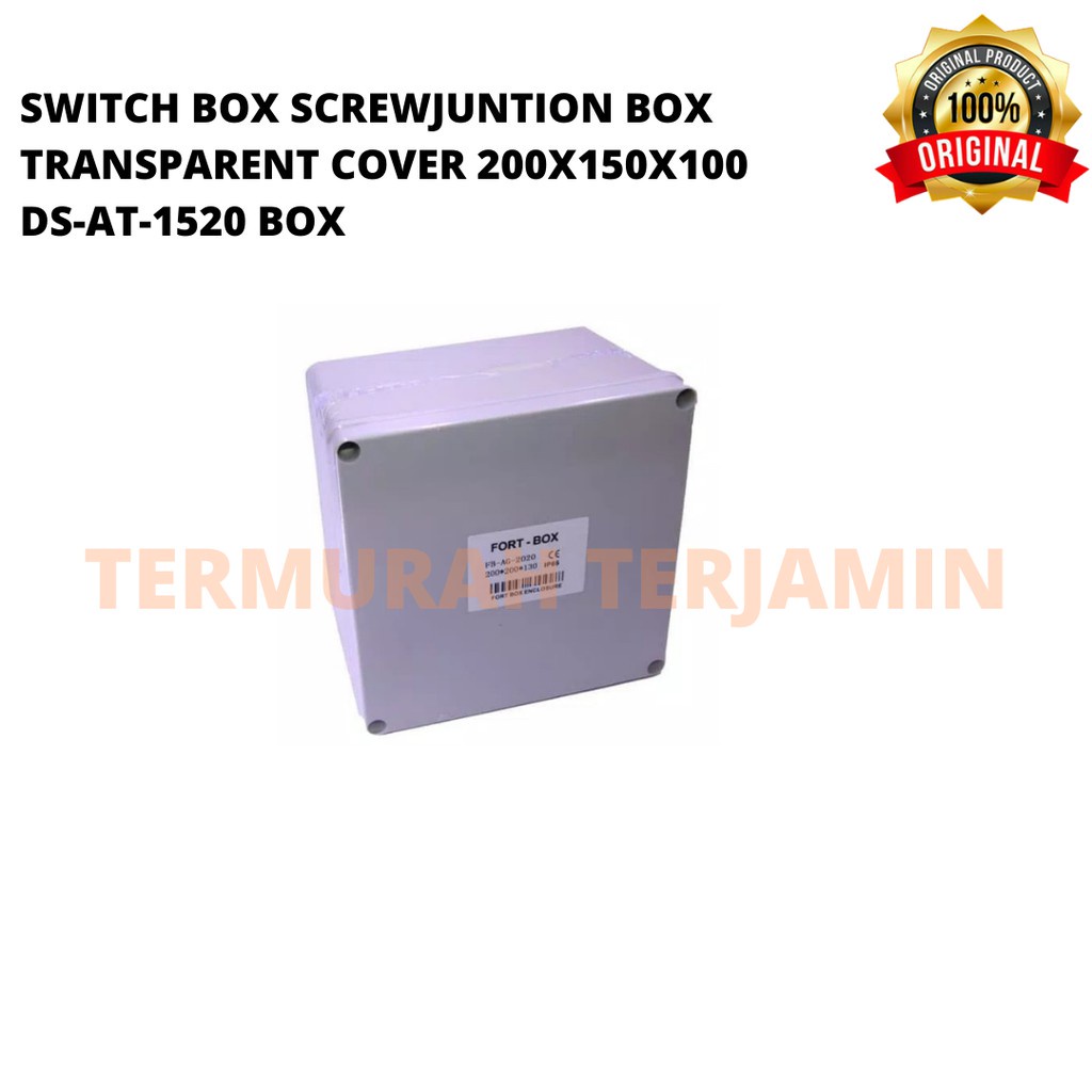 SWITCH BOX SCREWJUNTION BOX TRANSPARENT COVER 200X150X100 DS-AT-1520 BOX