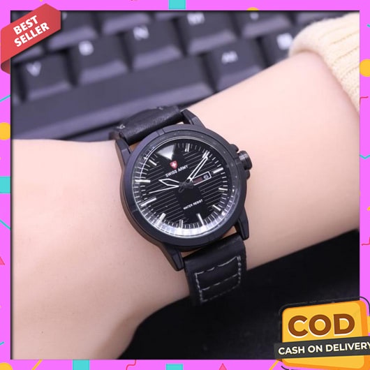 [Free Gift Box] Jam Tangan Analog Wanita Pria Skmei Cewek Wanita Pria  Jam Tangan Wanita  Kulit - H