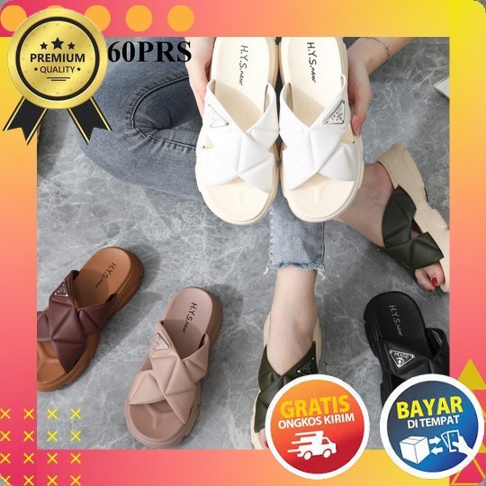 Sandal Wanita || Sandal Lepek Wanita || 1838-25 Sandal Teplek Wanita Kekinian Teplak Wanita Import T