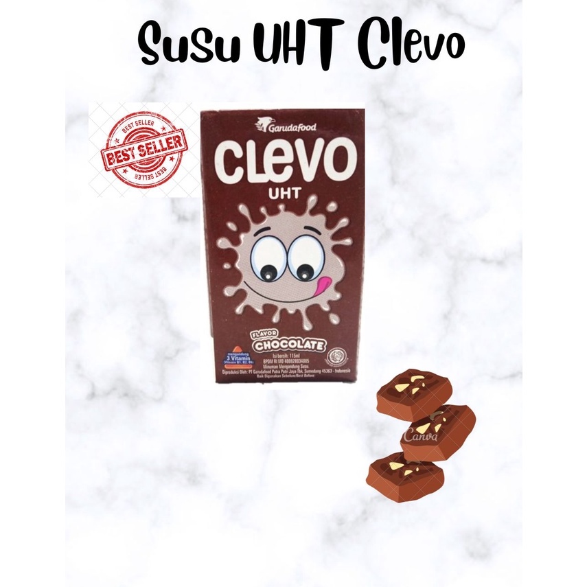 

Clevo Susu UHT Rasa Coklat 115 ml