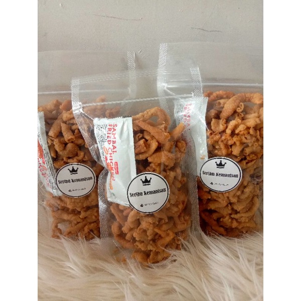 

200gram kripsus / keripik usus / kripik usus original / kripik usus pedas