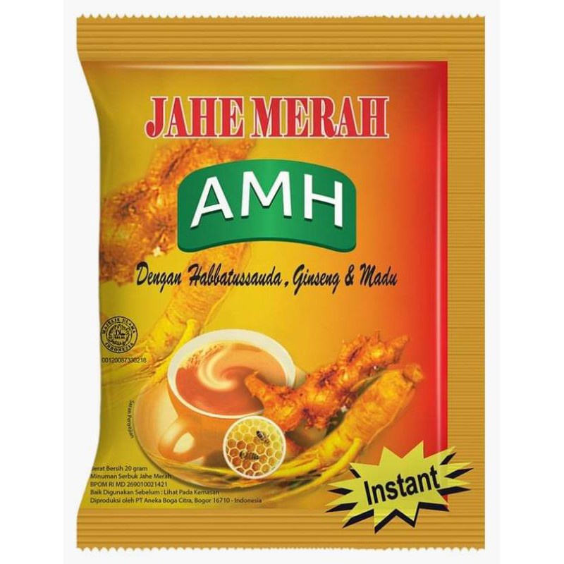 

AMH Jahe Merah Super Habbatussauda Plus Ginseng dan Madu