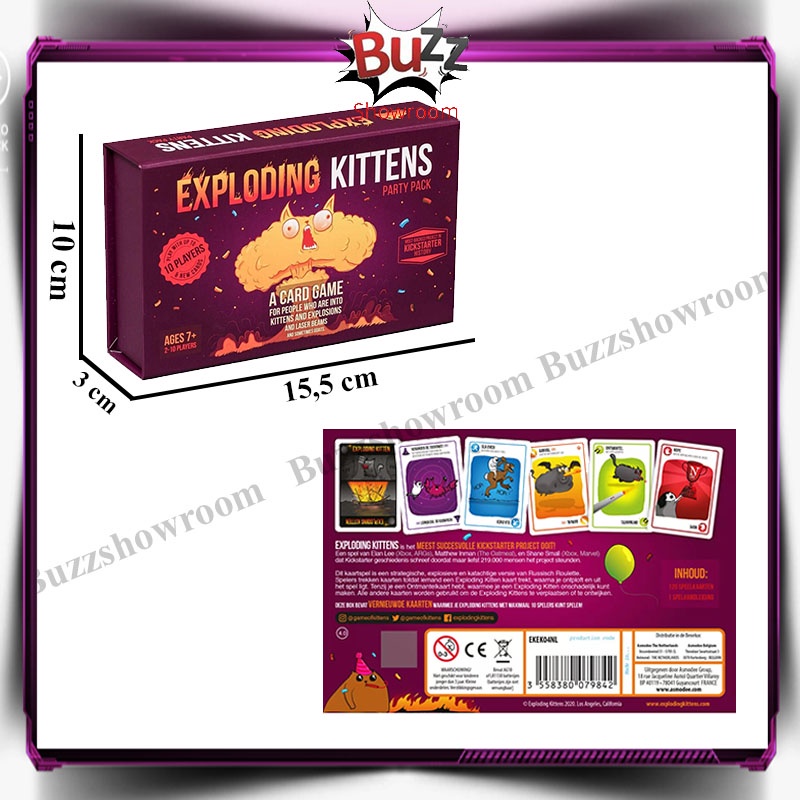 Exploding Kittens: Party Pack Kitten Board Game Card Games