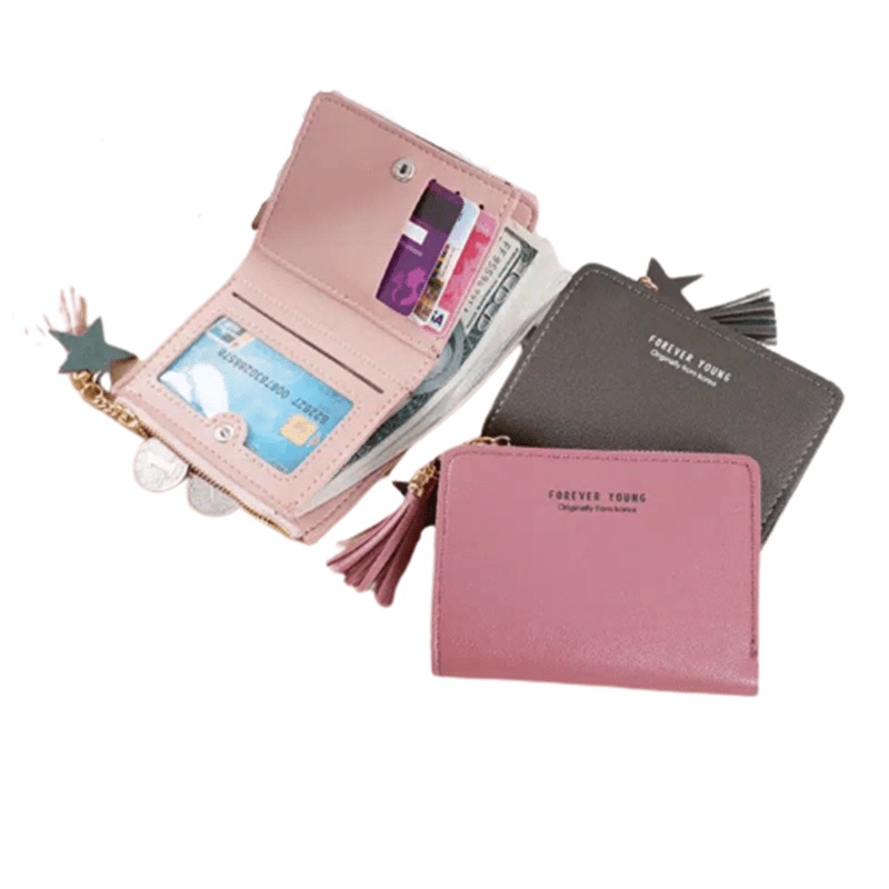 (COD) DOMPET LIPAT PENDEK DOMPET LIPAT MINI WANITA MALL SHOPPING