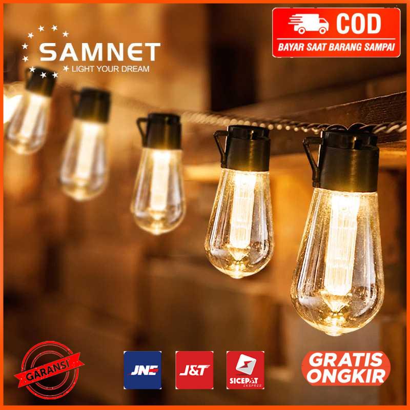Lampu Hias Dekorasi Solar Panel 20 LED 5 Meter DC44