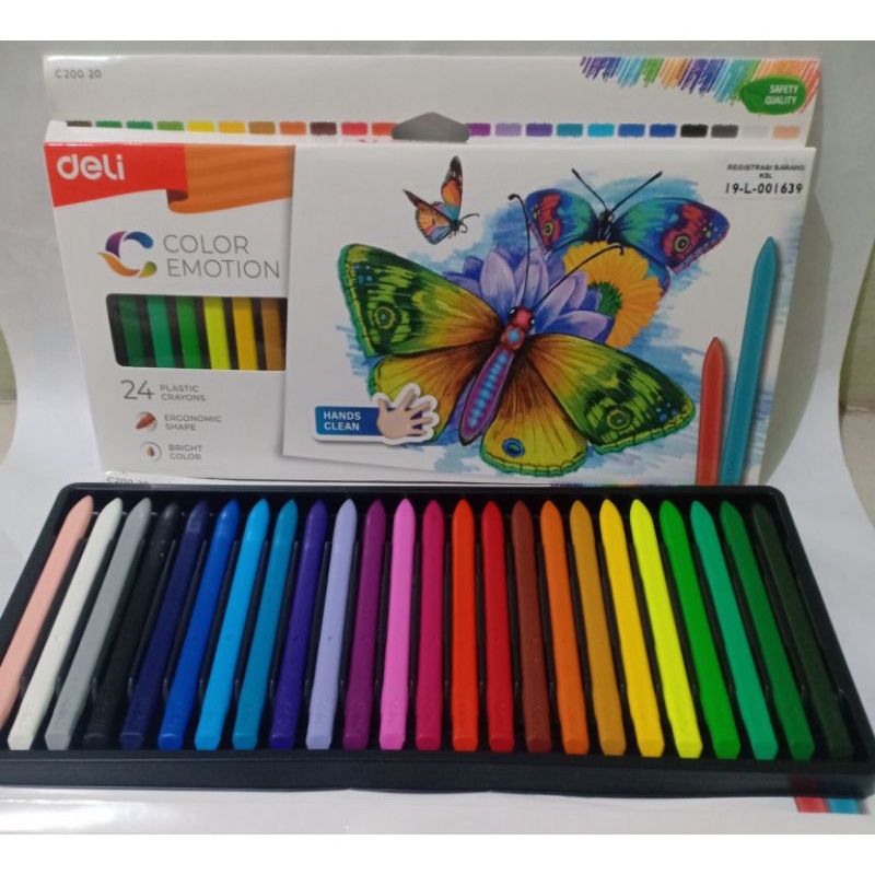 

CRAYONS PLASTIC DELI 24 WARNA