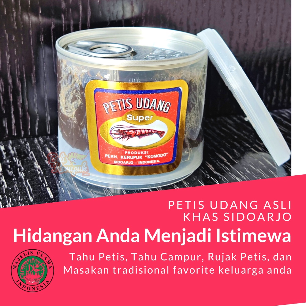 

KOMODO Petis Udang Matang Super 200g dan Repack 1Kg