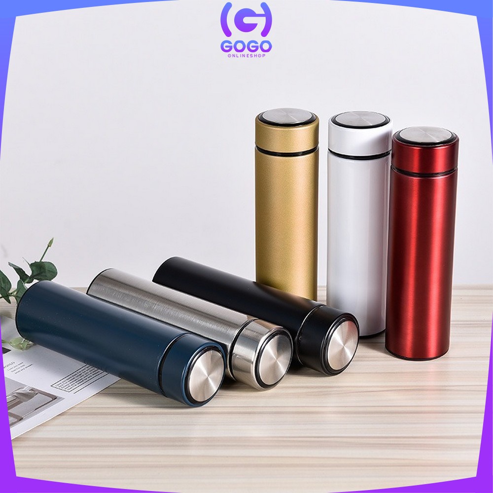 GOGO-C311 C312 Termos Air Panas Stainless 500ML Termos Suhu Digital Display Temperatur /  Thermos Air Panas Polos / Vacuum Flask Termos Air TAHAN PANAS