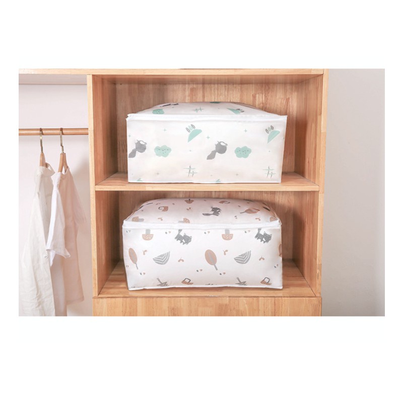 Storage Box Baju Organizer Plastik Tempat Penyimpanan Bedcover Selimut Pakaian Serbaguna