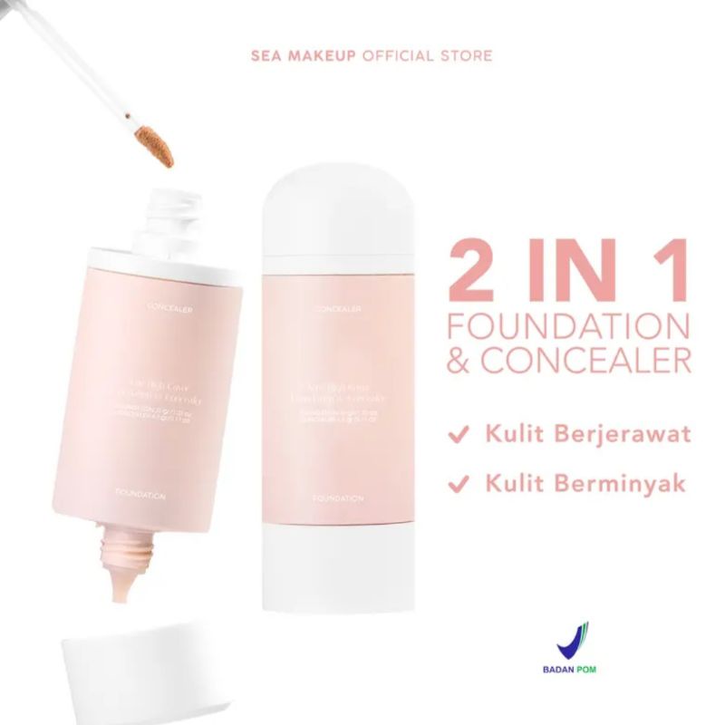 2in1 Foundation Sea Makeup Light