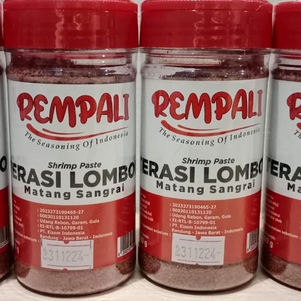 Terasi Lombok Bubuk Sangrai Bumbu Masak Matang Instan Kualitas Premium Tanpa Bahan Pengawet Tahan La