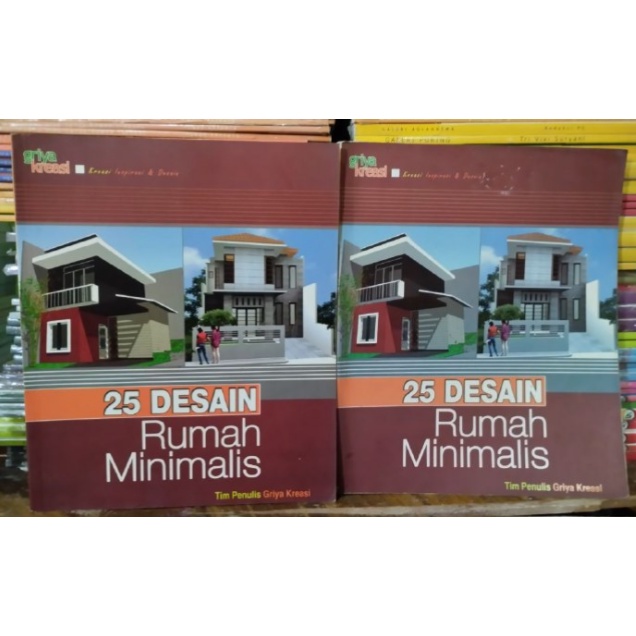 Buku 25 DESAIN RUMAH MINIMALIS - RUMAH INDAH, bangun rumah
