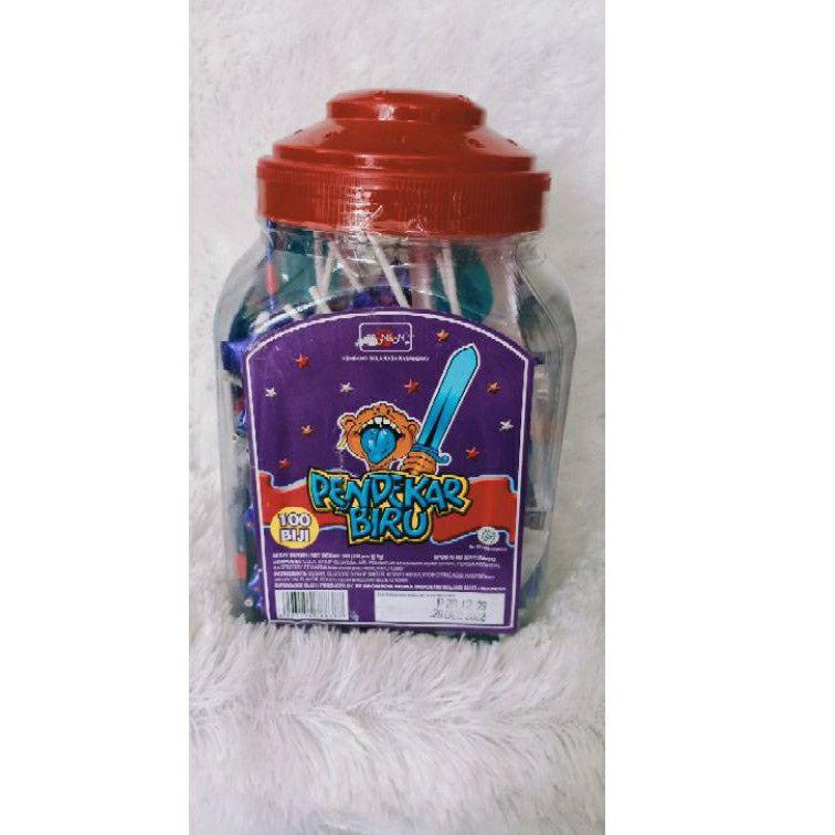 

Dijual murah Permen Pendekar Biru Jadul Toples isi 100 37