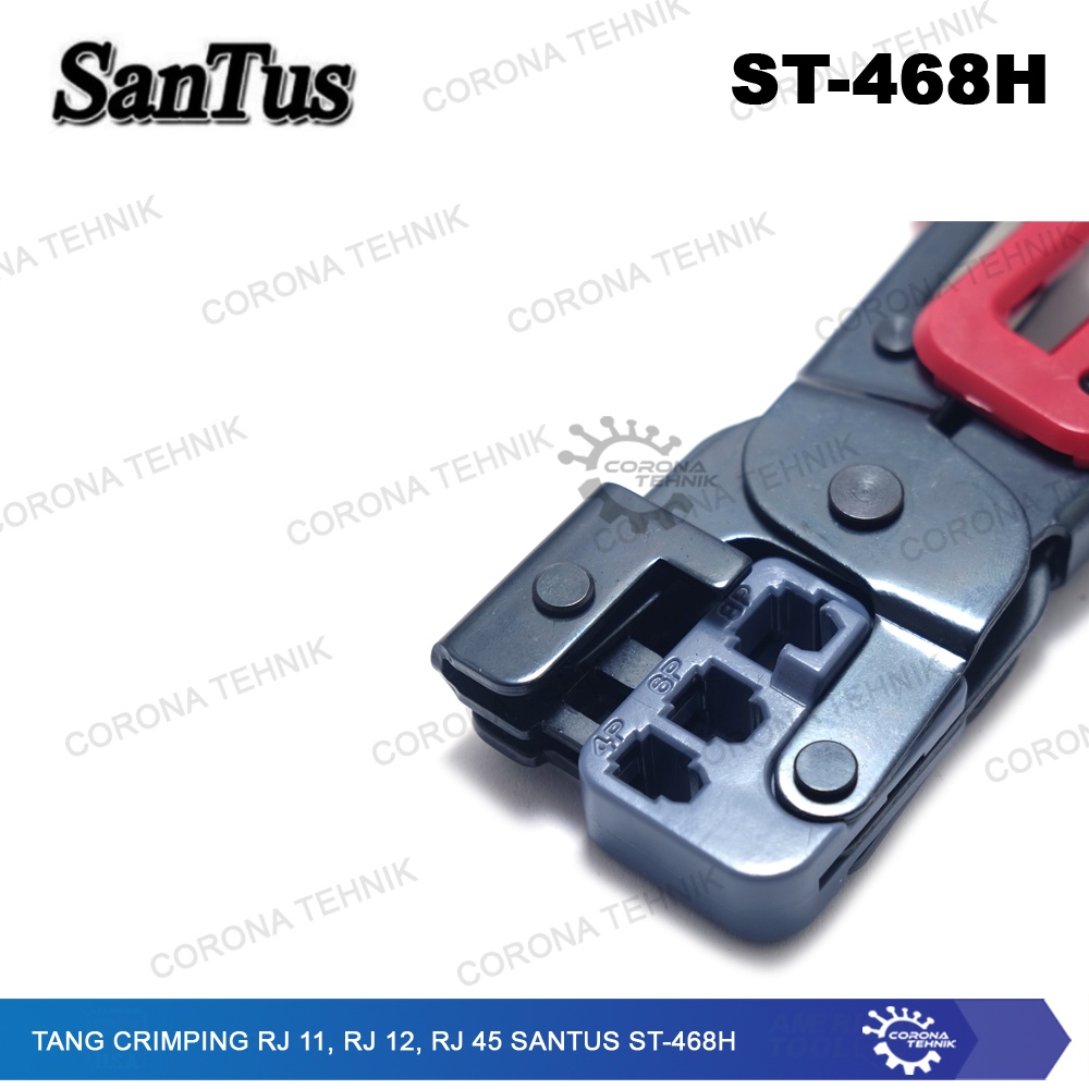 Tang Crimping RJ 11, RJ 12, RJ 45 Santus ST-468H