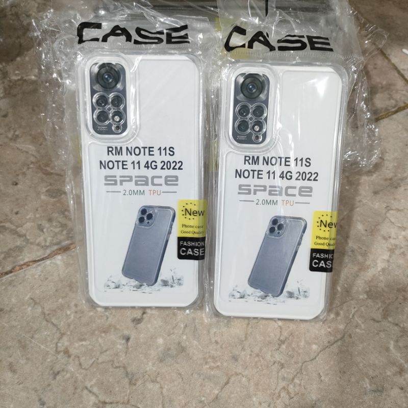 Softcase Xiaomi Redmi Note 11S Xiaomi Redmi Note 11 4G 2022 Silikon Casing Selicon Case Transparan Bening Pelindung Pro Camera