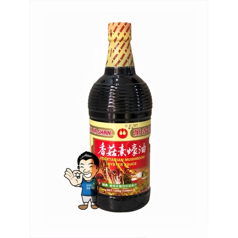 

Wan Ja Shan Vegetarian Mushroom Oyster Sauce- Saus Tiram 1 L