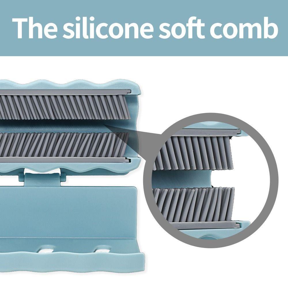 Populer Hair Catcher Wall Mounted Shower Drain Cleanning Stopper/Alat Penangkap Rambut