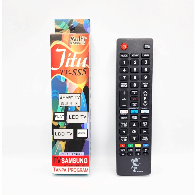 Remote Remot TV SAMSUNG SMART . ANDROID . LED . LCD . TABUNG JITU TV-SS5