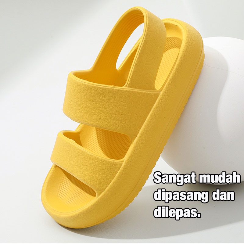 Sandal Lalisa Karet Import Sendal Tali EVA Wanita Santai Wanita Jelly  Phylon Terbaru Kekinian Keren Size 36-40